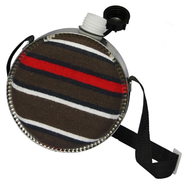 MFH Feldflasche, "Scout", rund, isolierender Filzbezug